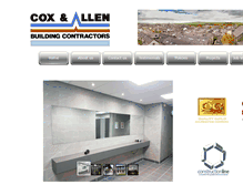 Tablet Screenshot of coxandallen-builders.com